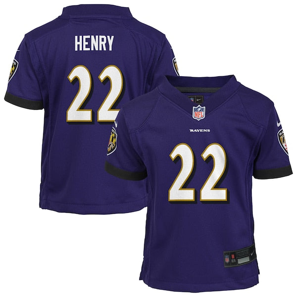 Derrick Henry Baltimore Ravens Nike Preschool Team Player Game Jersey - Purple