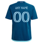 Sporting Kansas City adidas Youth 2024 Diamonds Our Forever Replica Custom Jersey – Navy