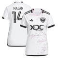 Andy Najar D.C. United adidas Women's 2024 The Cherry Blossom Kit Replica Player Jersey - White
