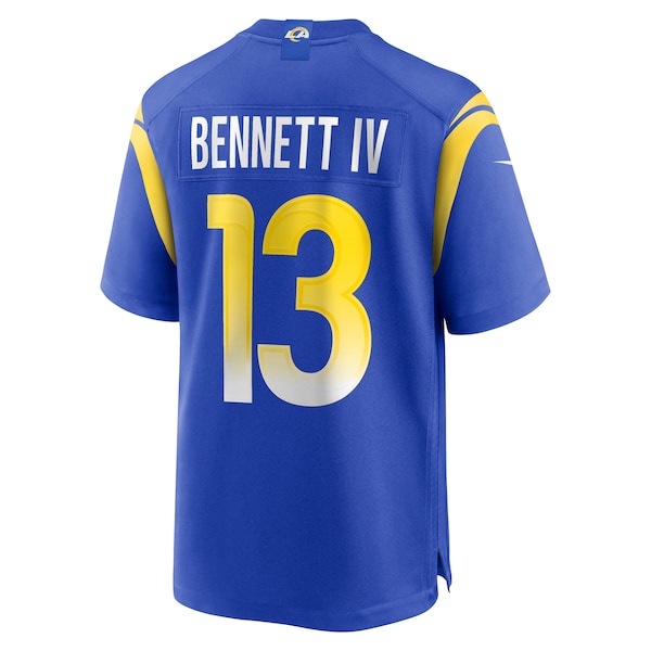 Stetson Bennett Los Angeles Rams Nike Team Game Jersey - Royal/White
