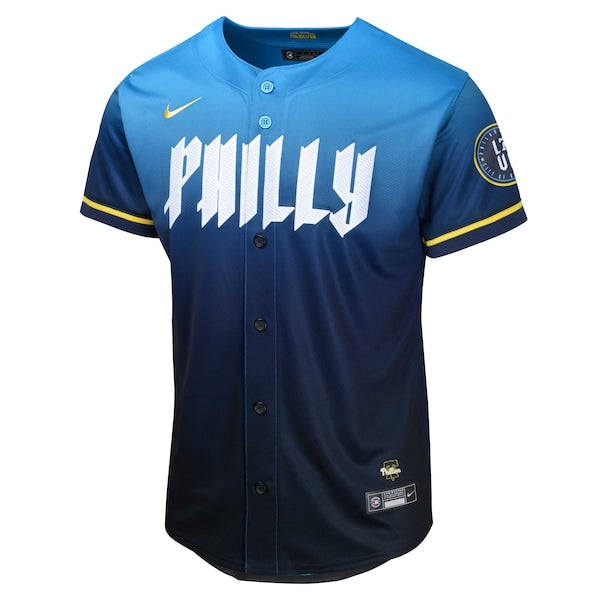Bryce Harper Philadelphia Phillies Nike Youth 2024 City Connect Limited Player Jersey - Blue
