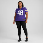 Calvin Munson Minnesota Vikings Nike Women's  Game Jersey -  Purple