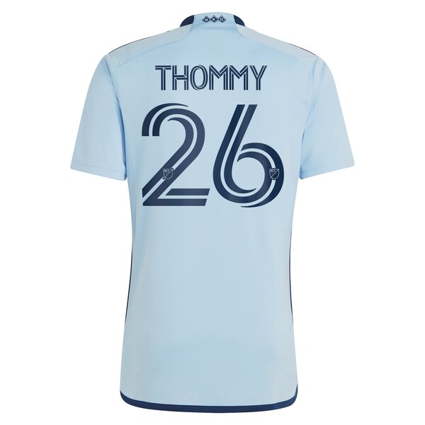 Erik Thommy Sporting Kansas City adidas 2024 Hoops 4.0 Replica Player Jersey – Light Blue