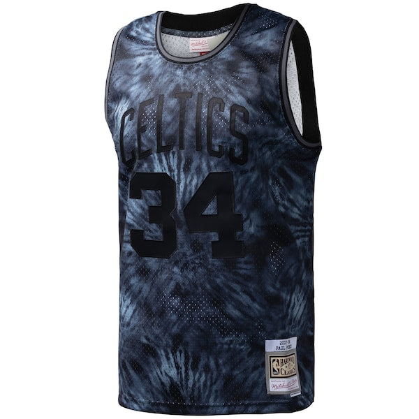 Paul Pierce Boston Celtics Hardwood Classics 2007/08 Tie-Dye Swingman Jersey - Black