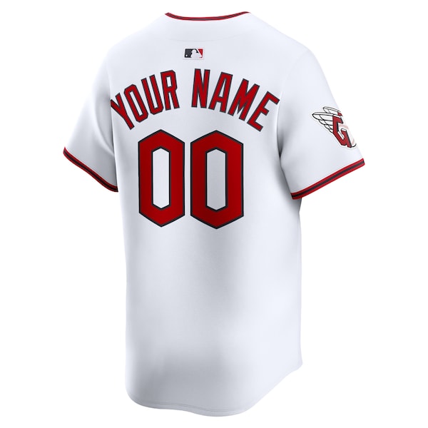 Cleveland Guardians Nike Youth Home Limited Custom Jersey - White