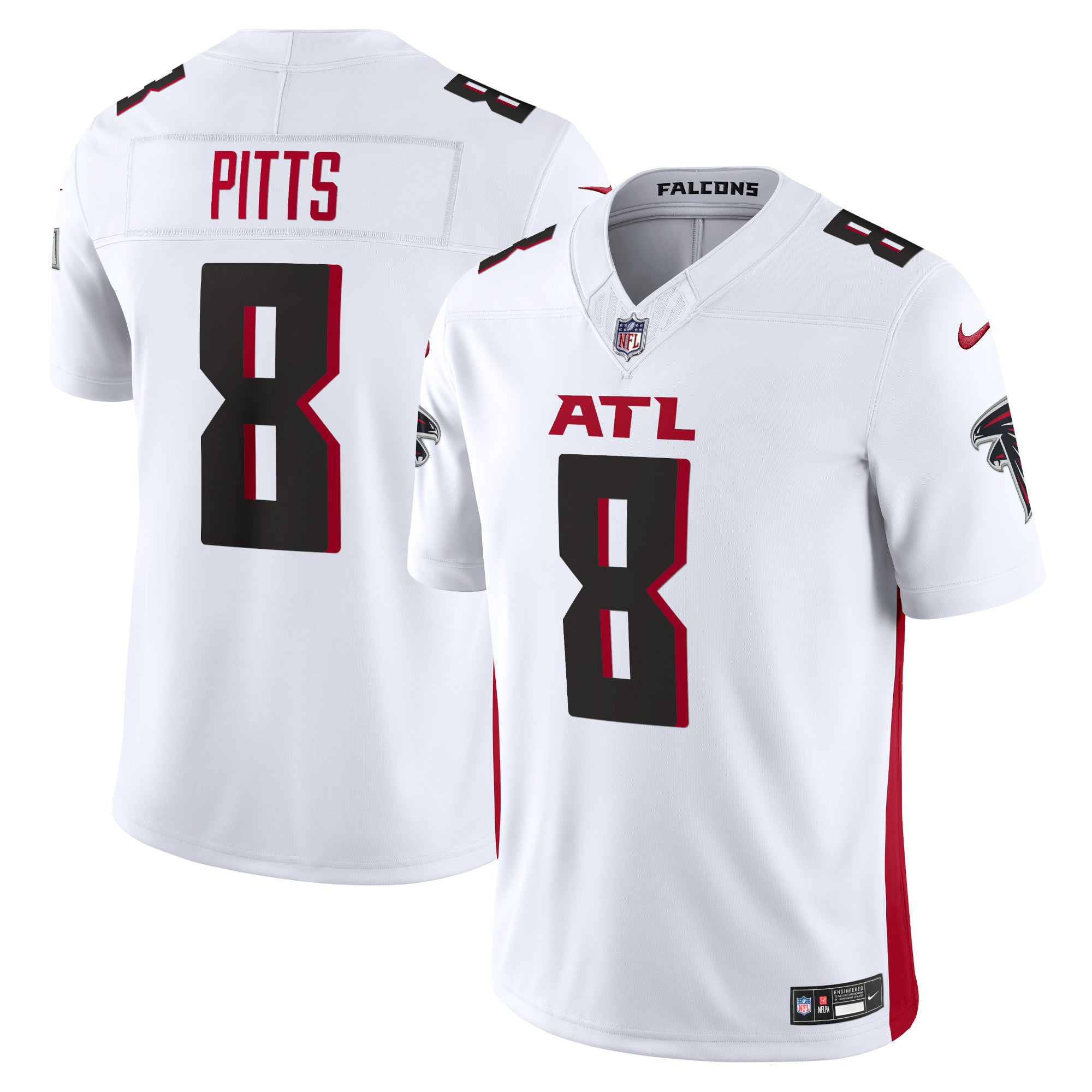 Kyle Pitts Atlanta Falcons Nike Vapor F.U.S.E. Limited Jersey - Red/Black/White