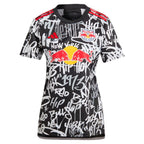 Daniel Edelman New York Red Bulls adidas Women's 2024 Freestyle Replica Player Jersey - Black
