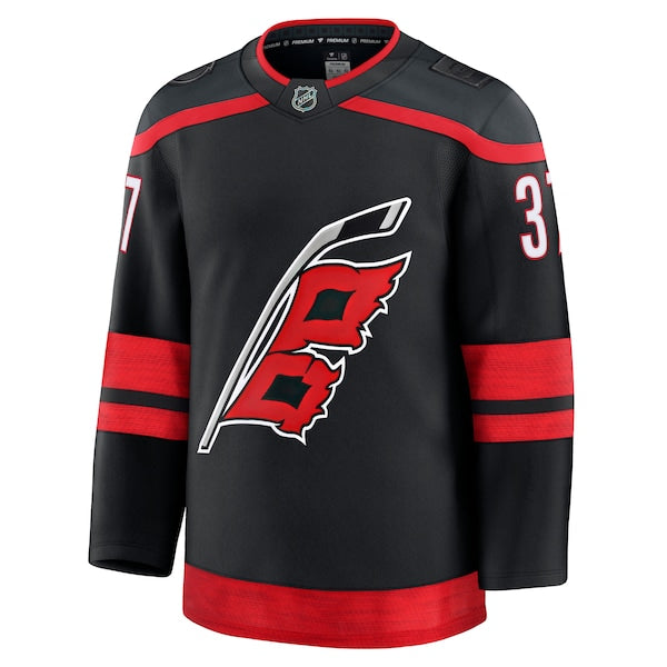 Andrei Svechnikov Carolina Hurricanes  Home Premium Jersey - Black/White