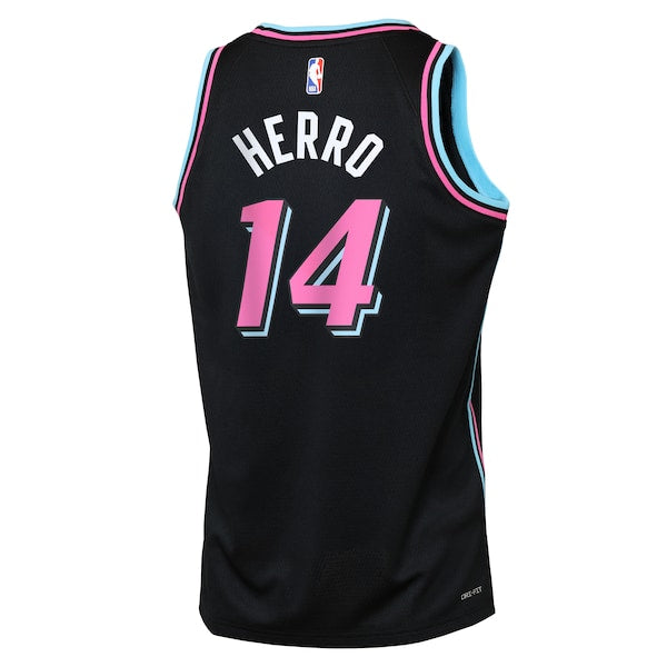Tyler Herro Miami Heat Nike Youth 2025/26 City Edition Swingman Jersey - Black