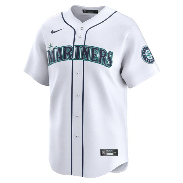 Seattle Mariners Nike Home Limited Custom Jersey - White