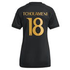 Aurélien Tchouaméni Los Merengues adidas Women's 2023/24 Third Replica Player Jersey - Black