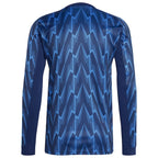 Arsenal adidas 2025/26 Away Replica Long Sleeve Jersey - Blue/Red