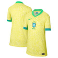 Brazil National Team Nike Youth 2024 Home Stadium Replica Jersey – Yellow