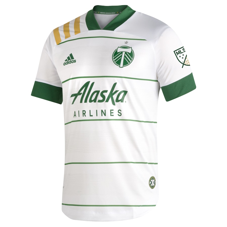 Portland Timbers adidas 2020 Secondary Authentic Jersey - White
