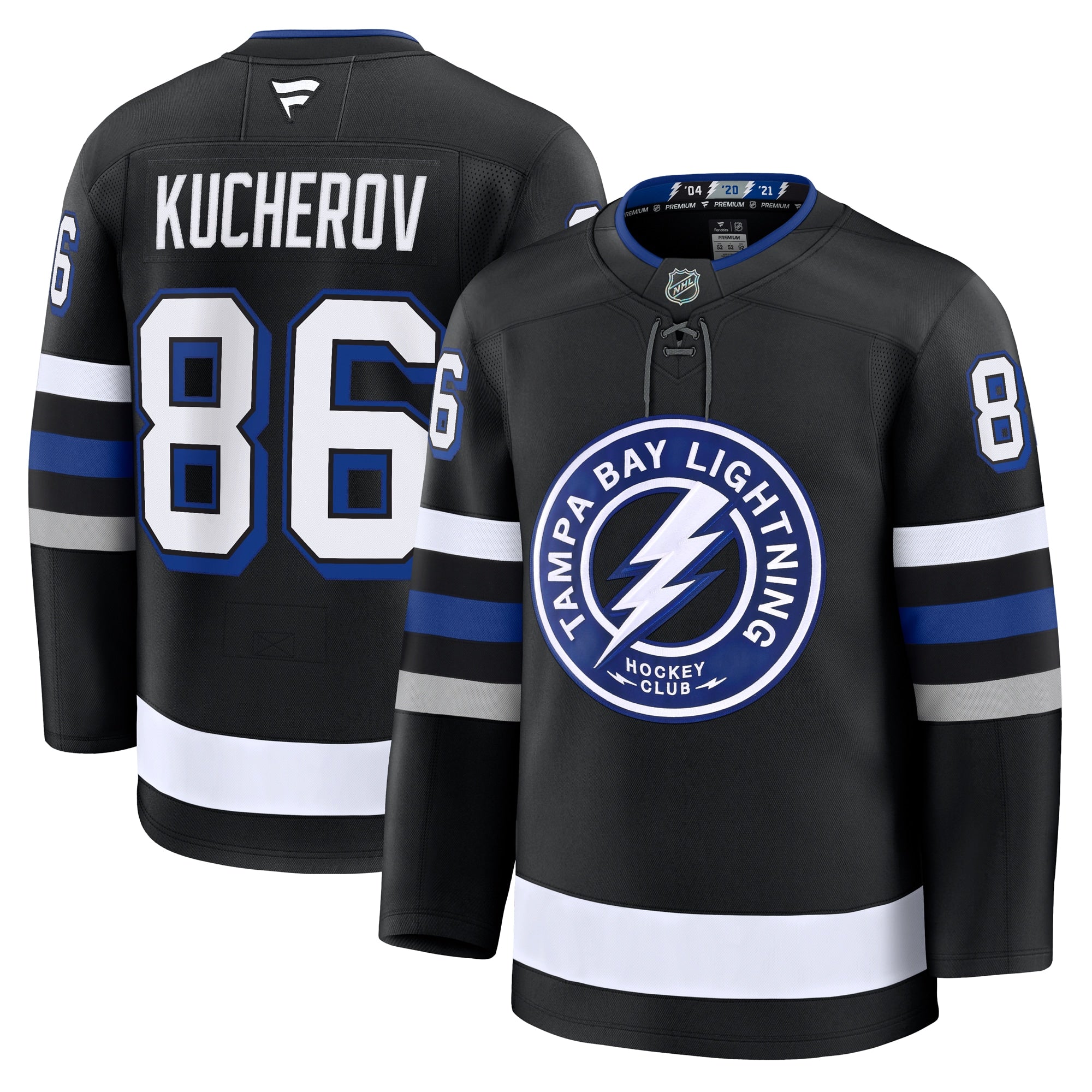 Nikita Kucherov Tampa Bay Lightning  Home Premium Jersey - Blue/Black