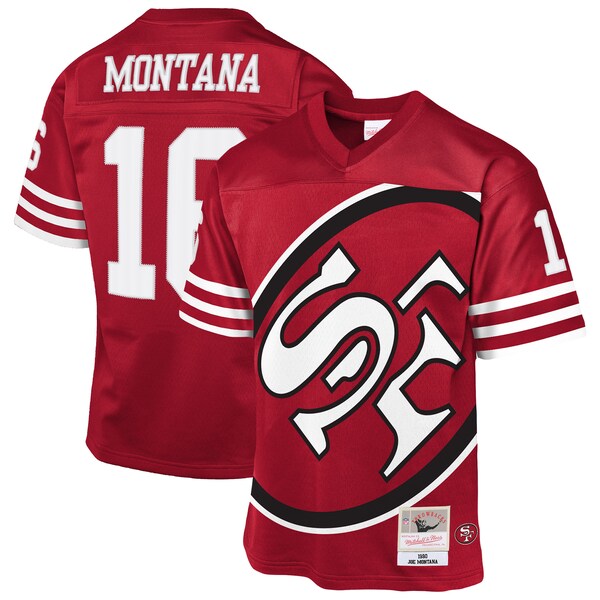 Joe Montana San Francisco 49ers 1990 Throwback Fashion Jersey - Scarlet