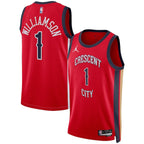 Zion Williamson New Orleans Pelicans Jordan Brand Unisex Swingman Jersey - Statement Edition - Red