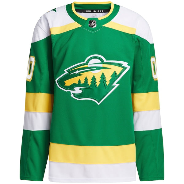 Minnesota Wild adidas  Alternate 2023/24 Primegreen Authentic Custom Jersey - Green