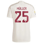 Thomas Müller Bayern Munich adidas 2023/24 Third Authentic Jersey - White