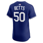 Mookie Betts Los Angeles Dodgers Nike Alternate 2 Elite Player Jersey - Royal/White