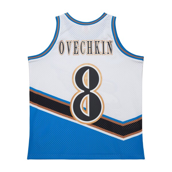 Alexander Ovechkin Washington Capitals  Unisex Maxxed Out Fashion Basketball Jersey - White
