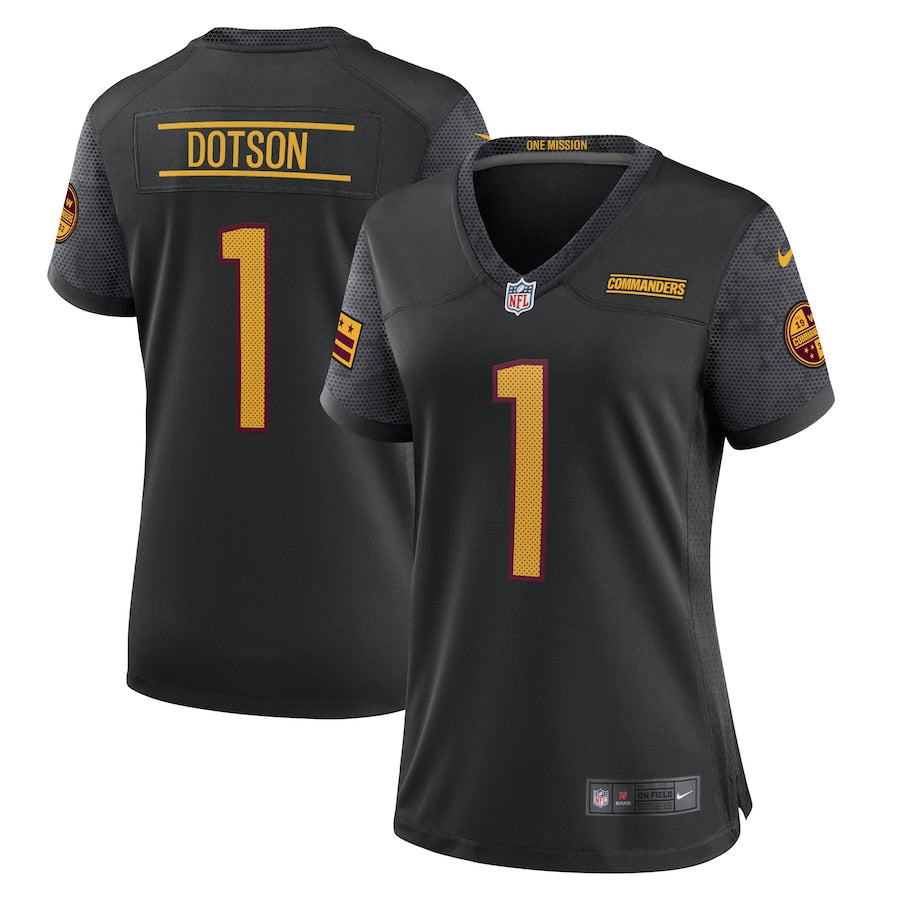 Jahan Dotson Washington Commanders Nike Women's Alternate Game Jersey - Black