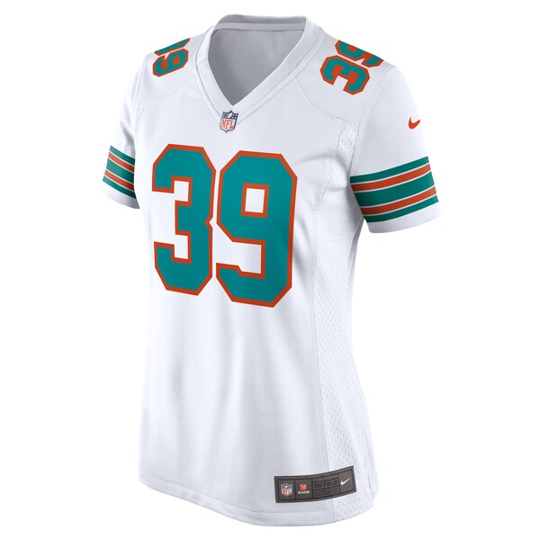 Larry Csonka Miami Dolphins Nike Women's Retired Player Jersey - White/Aqua