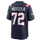 Tyrone Wheatley New England Patriots Nike Team Game Jersey -  Navy