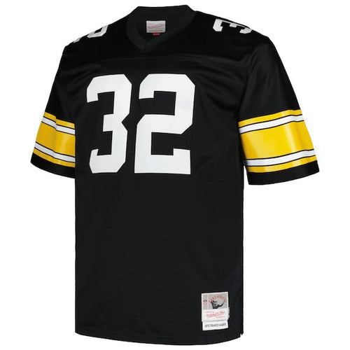 Franco Harris Pittsburgh Steelers Big & Tall 1976 Legacy Retired Player Jersey - Black/White