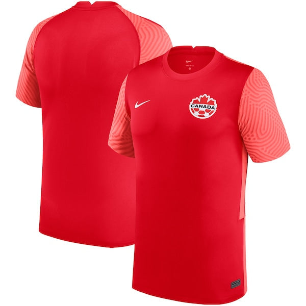 Canada Soccer Nike Youth Home Replica Jersey - Red