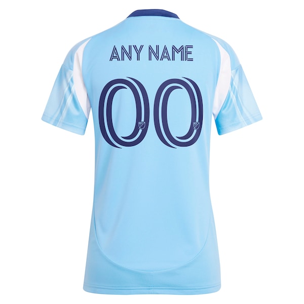 New York City FC adidas Women's 2025 The Excelsior Kit Replica Custom Jersey - Light Blue