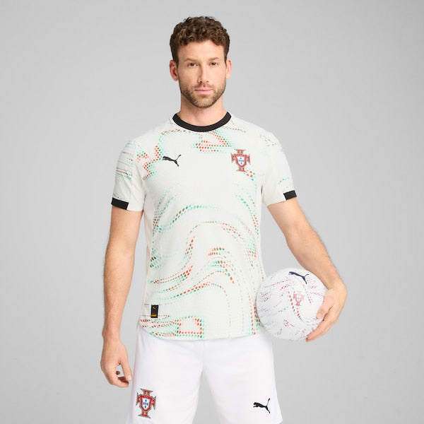 Portugal National Team Puma 2025 Away Authentic Jersey - White