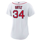 David Ortiz Boston Red Sox Nike Women's Home Replica Jersey  - White