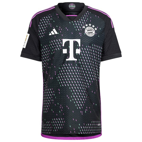 Harry Kane Bayern Munich adidas 2023/24 Away Authentic Player Jersey - Black/White
