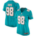 Raekwon Davis Miami Dolphins Nike Women's Game Jersey - Aqua