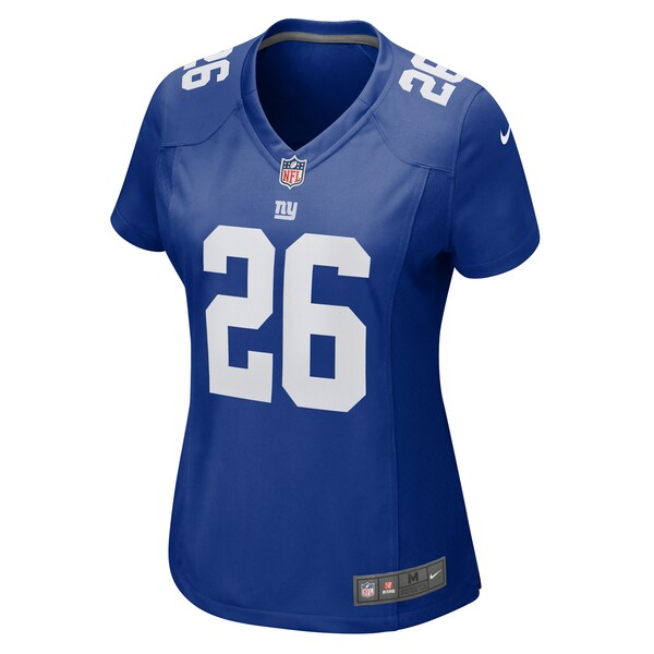 Devin Singletary New York Giants Nike Women's  Game Jersey -  Royal/Red