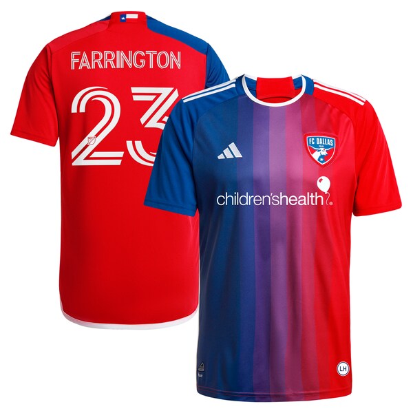 Logan Farrington FC Dallas adidas 2024 After Burner Replica Player Jersey - Navy