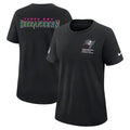 Tampa Bay Buccaneers Nike Women's 2025 NFL Crucial Catch Tri-Blend Dri-FIT T-Shirt - Black