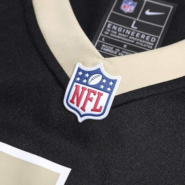 Spencer Rattler New Orleans Saints Nike Team Game Jersey -  Black
