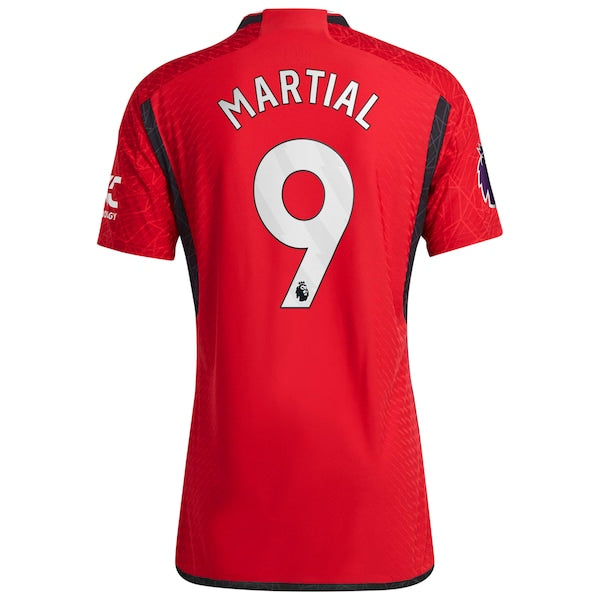 Anthony Martial Manchester United adidas 2023/24 Home Authentic Player Jersey - Red/Green