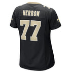 Justin Herron New Orleans Saints Nike Women's  Game Jersey -  Black