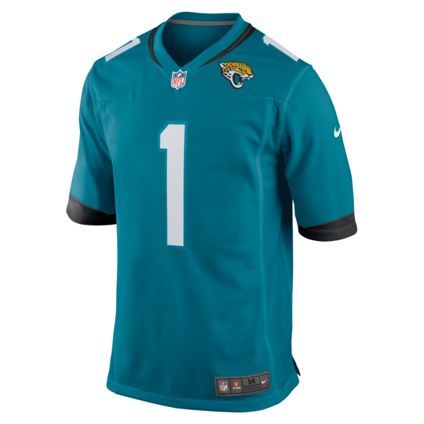 Number 1 Groom Jacksonville Jaguars Nike Game Jersey - Teal