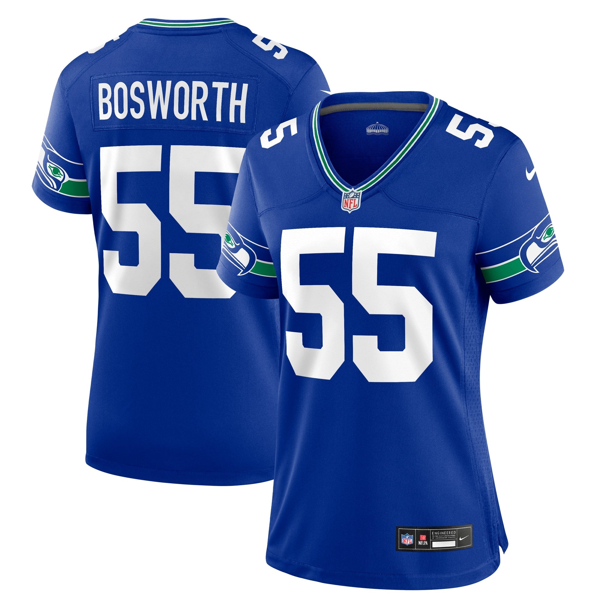 Brian Bosworth Seattle Seahawks Nike Women's Game Retired Player Jersey - College Navy/Royal