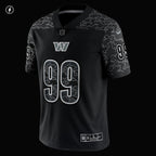 Chase Young Washington Commanders Nike RFLCTV Limited Jersey - Black