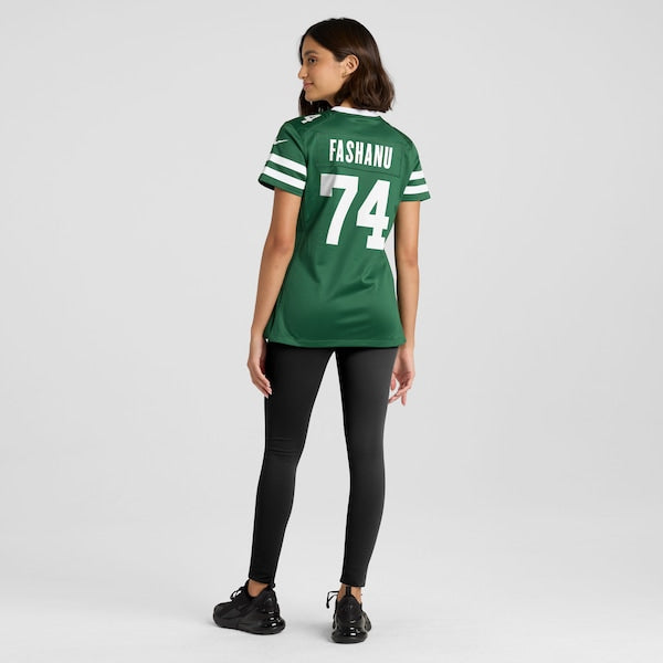 Olu Fashanu New York Jets Nike Women's Team Game Jersey - Legacy Green