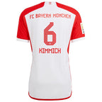 Joshua Kimmich Bayern Munich adidas 2023/24 Home Authentic Jersey - White/Black