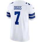 Trevon Diggs Dallas Cowboys Nike Vapor F.U.S.E. Limited Jersey - White/Navy