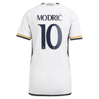 Luka Modric Los Merengues adidas Women's 2023/24 Home Replica Jersey - White/Navy