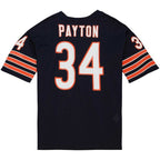 Walter Payton Chicago Bears 1983 Authentic Throwback Retired Player Jersey - Navy/White
