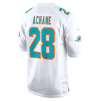 Devon Achane Miami Dolphins Nike Player Game Jersey - White/Aqua